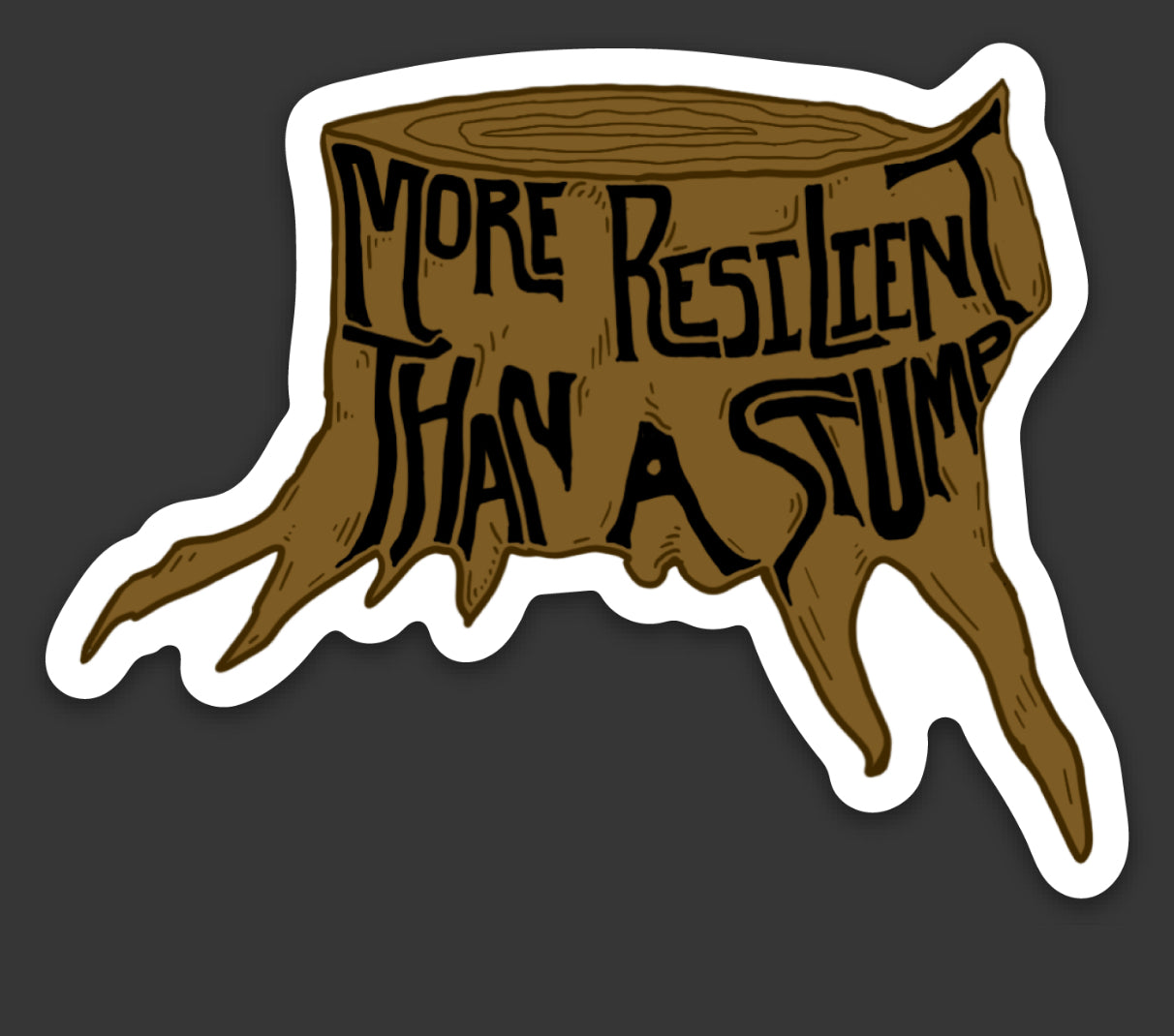 Stump Sticker