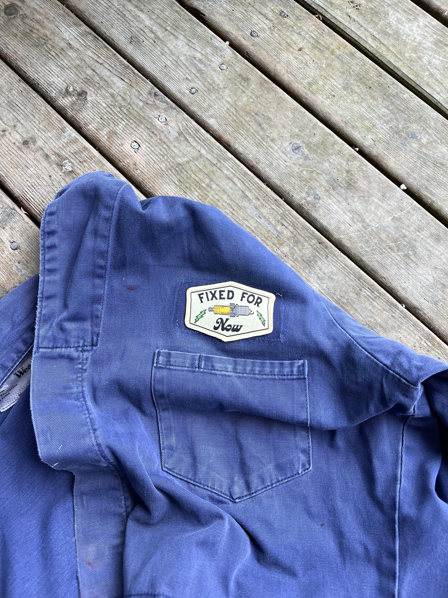 Fixed For Now Iron On Patch