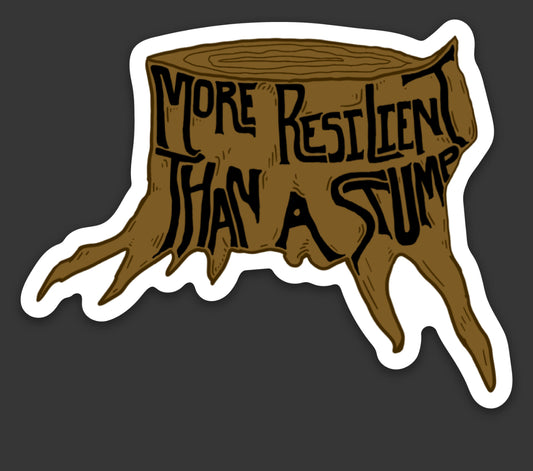 Stump Sticker