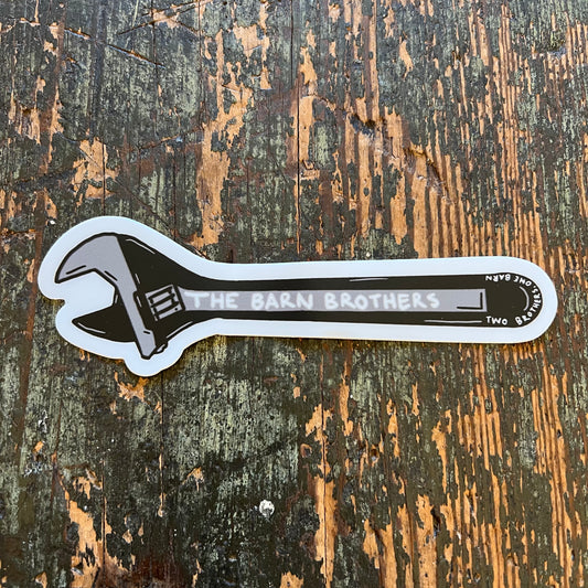 Barn Brother Wrench Vinyl Sticker